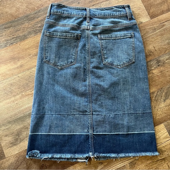 For the Republic denim frayed hem skirt - Picture 3 of 4